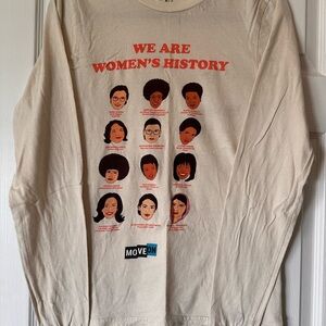 Women's History Graphic Top - Cream